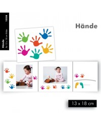 Kindermappe Hände